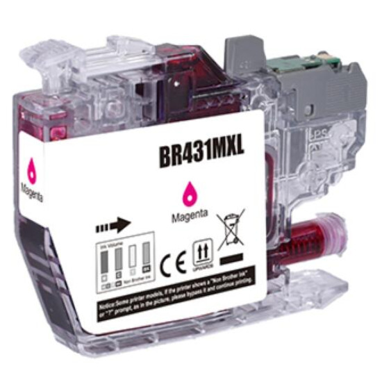 Compatible Brother LC431XLM Magenta Ink Cartridge compatible Compatible Brother LC431XLM Magenta Ink Cartridge compatible
