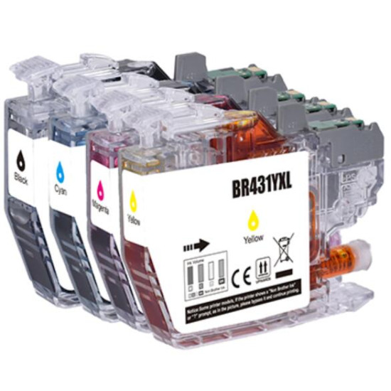 Compatible Brother LC431XL Value Pack Ink Cartridge compatible Compatible Brother LC431XL Value Pack Ink Cartridge compatible