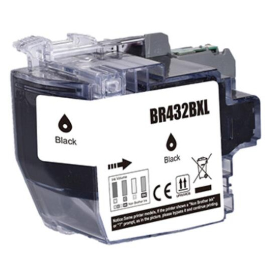 Compatible Brother LC432XLBK Black Ink Cartridge compatible Compatible Brother LC432XLBK Black Ink Cartridge compatible