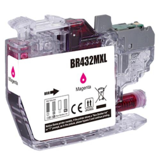 Compatible Brother LC432XLM Magenta Ink Cartridge compatible Compatible Brother LC432XLM Magenta Ink Cartridge compatible
