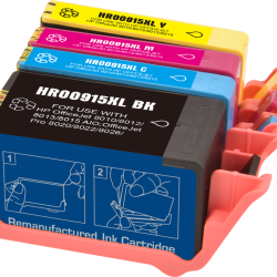 Compatible HP 915XL Ink Cartridge compatible value pack BK+C+M+Y