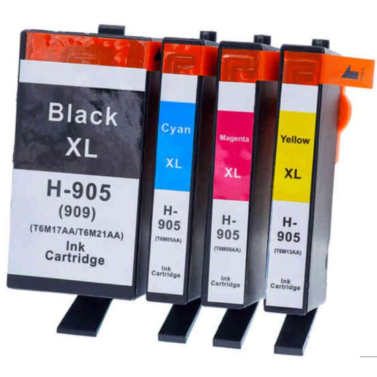 Compatible HP 905XL HP905 XL Ink Cartridge compatible Full Set compatible Compatible HP 905XL HP905 XL Ink Cartridge compatible Full Set compatible